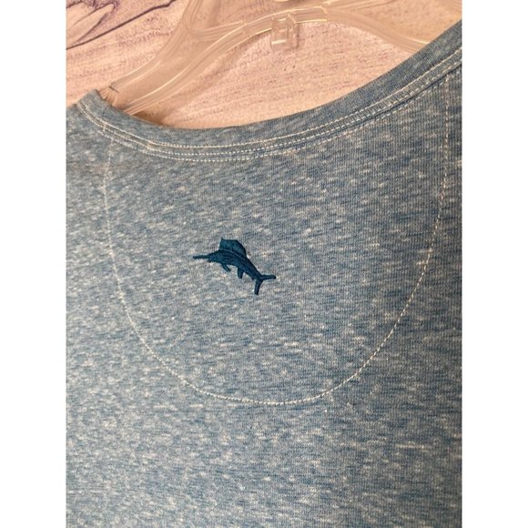 Men's Tommy Bahama heather blue long‎ sleeve size XL - Picture 3 of 5